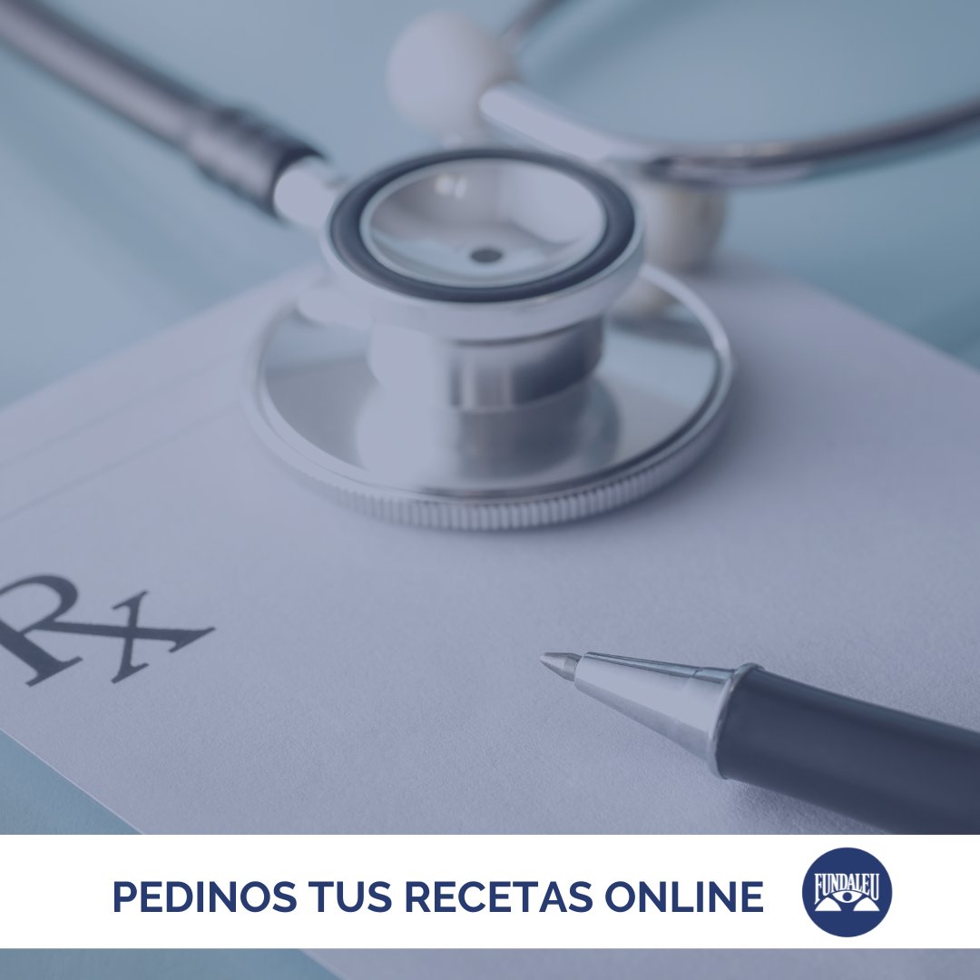 Si sos paciente de Fundaleu, podés solicitar tu receta por mail a recetas@fundaleu.org.ar