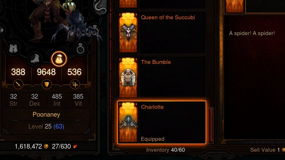 Got 3 pets last night whitin 2 hours of playing!! 😯 Add me if aome of you are still playing 😋 painchaud2000 on xbox #diablo #diablo3 #xbox #XboxShare