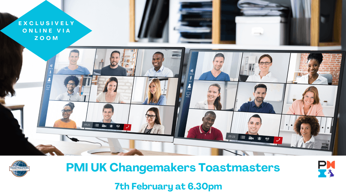 PMI_UK_Chapter's tweet image. PMI UK Changemakers will give you the skills and confidence you need to effectively express yourself in any situation. 

This meeting is exclusively online pmiuk.info/ChangemakersZo…

#pmiuk #changemakers #toastmaster