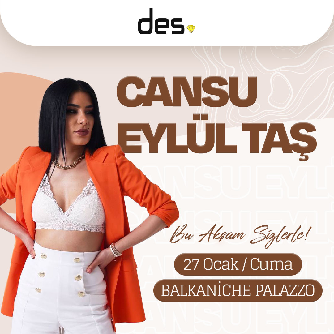 des_muzik's tweet photo. Cansu Eylül Taş, Bu Akşam Balkaniche Palazzo Sizlerle! ✨🍀 https://t.co/2LK74GA5Of