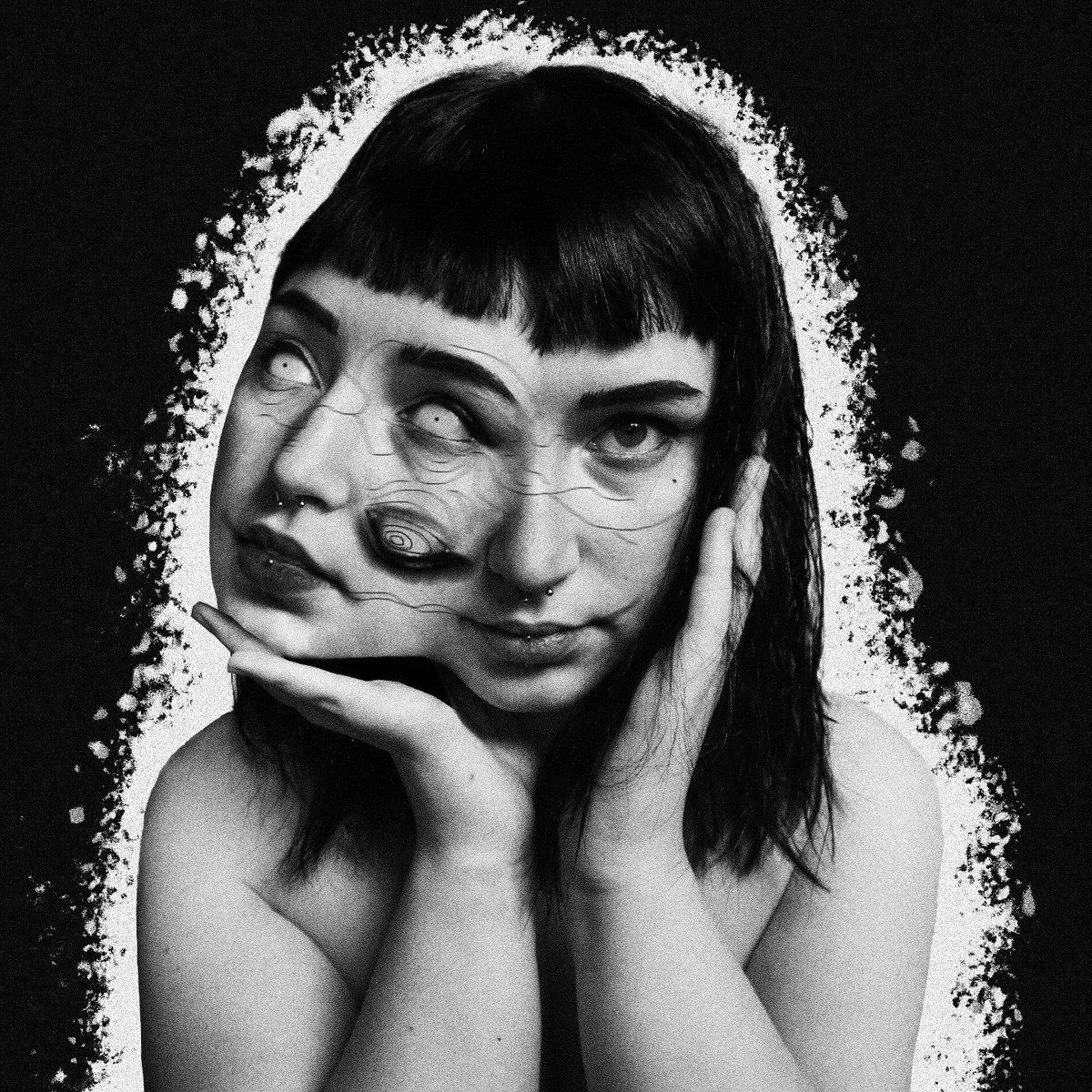 melhancholy's tweet photo. Tomie inspired self-portrait inspired by the release of Junji Ito's Japanese Tales of the Macabre👻🤍 https://t.co/vJxeIQzPov