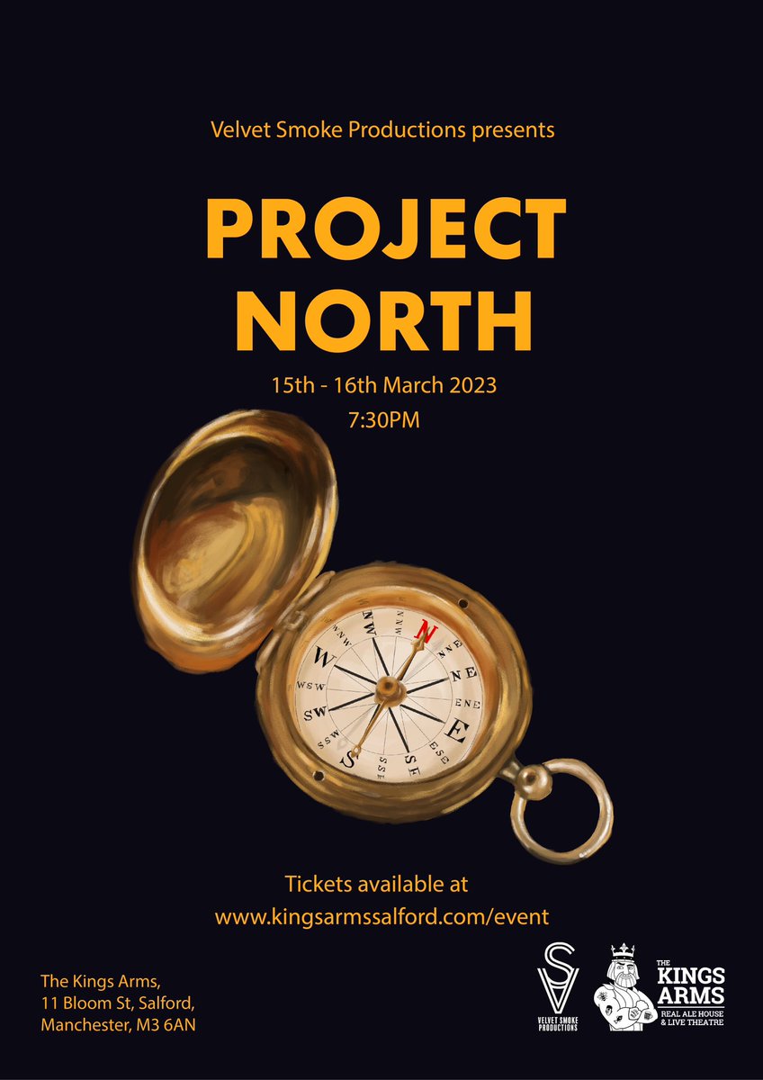 🚨SHOW ALERT 🚨 

               ‘PROJECT NORTH’

We are officially ON SALE! Our next new writing event, showcasing Northern artists will be on March 15th/16th 2023! 

Get your tickets below!

15th: fatso.ma/XiTU
16th: fatso.ma/XiT1 

#theatre