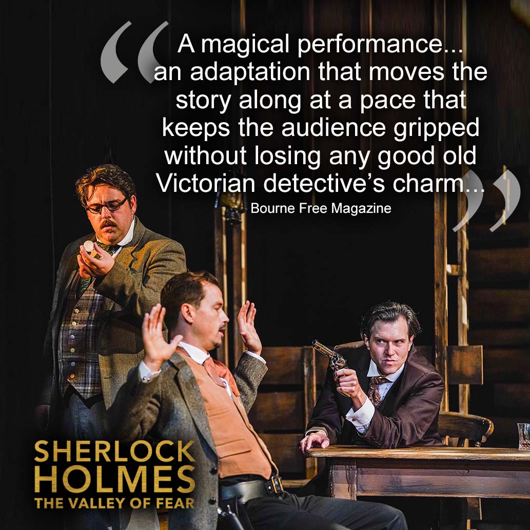 Tickets selling fast for the three remaining performances of SHERLOCK HOLMES: THE VALLEY OF FEAR at the Haymarket Theatre, Basingstoke this weekend. Grab yourself some escapism in the company of the greatest (consulting!) detective of them all. <a href="/AnvilArts/">Anvil Arts</a>
anvilarts.org.uk/whats-on/event…