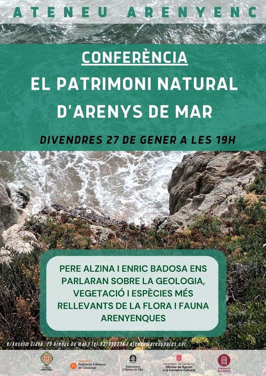 Avui, a les 7 de la tarda, a l'Ateneu. Hi sou benvinguts <a href="/radioarenys/">Ràdio Arenys</a>