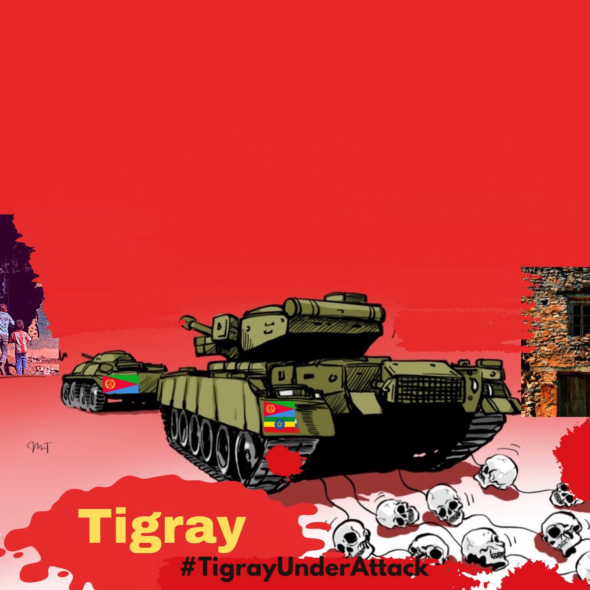 🇪🇷 and Amhara forces are deliberately burning crops and foods.They are also diverting aid to 🇪🇷 and other parts of 🇪🇹 .The EU must ensure  withdraw of 🇪🇷 @UNGeneva  @Haavisto @UN @POTUS @SecBlinken #EritreaOutOfTigray #StopWarOnTigray @Europarl_EN @Kingthe_12