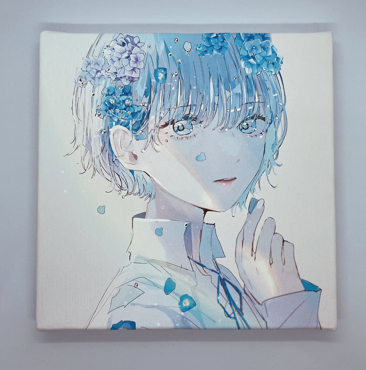 「キャンバスアート。 」|萩森じあのイラスト
