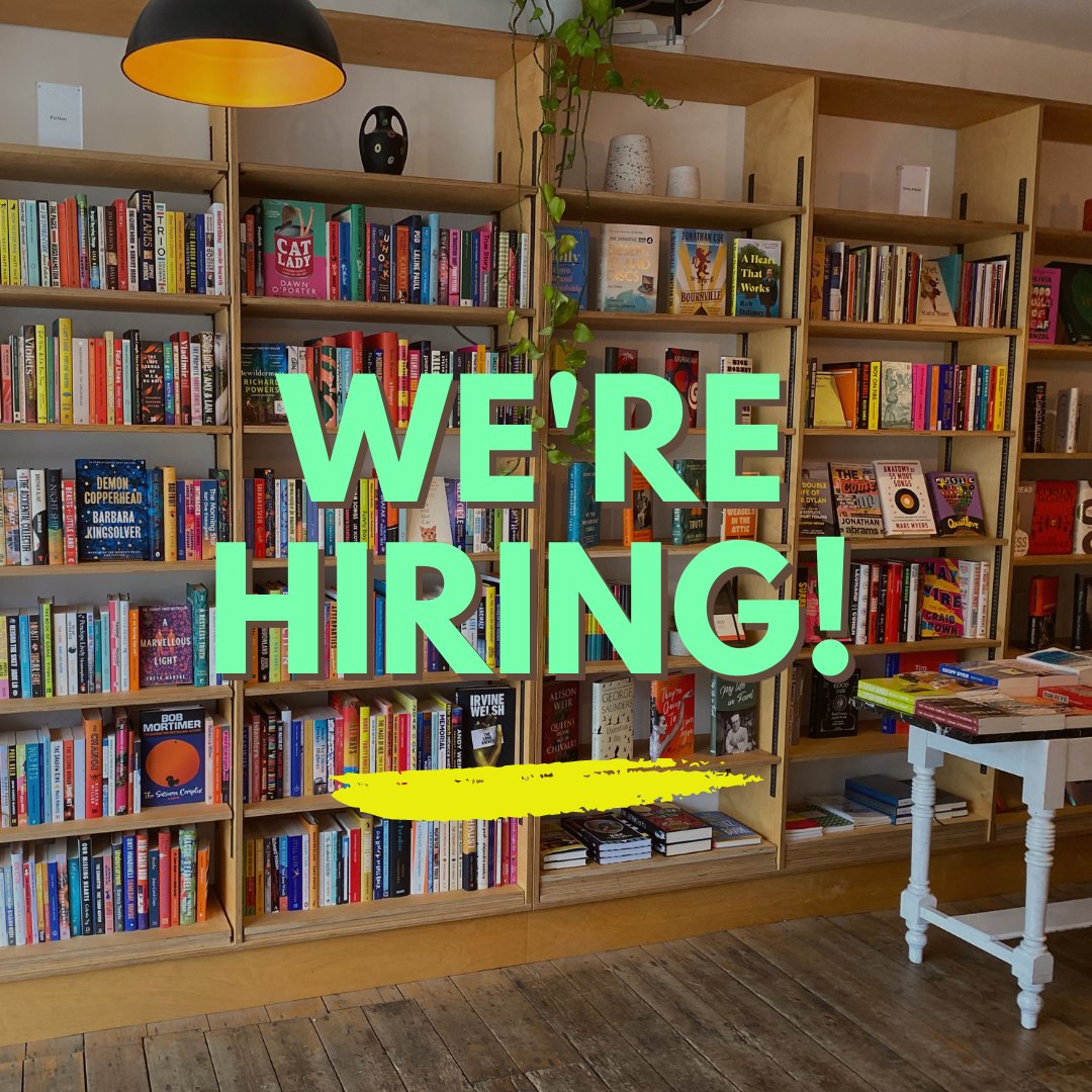 PhloxBooks's tweet photo. 📣 We are hiring!!
We’re on the hunt for a book-lover to join our small team at the weekends! Head to our website for full job description and application process (link in bio).

Applications close Wednesday 8th February ✨ https://t.co/hK9lFUmfxX