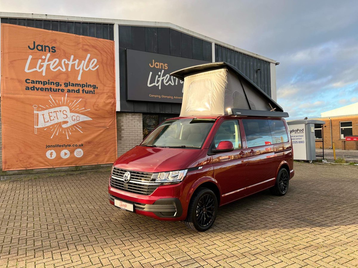 🚩Turn heads in this BRAND NEW VW T6.1 Startline 90 BHP campervan! 

Comes in this stunning Fortana red metallic paint. 

Book a test drive today! 🚌
📞 0330 912 1465
📍Visit our showroom at Boucher Road, Belfast

View online at: bit.ly/3XtNFFz