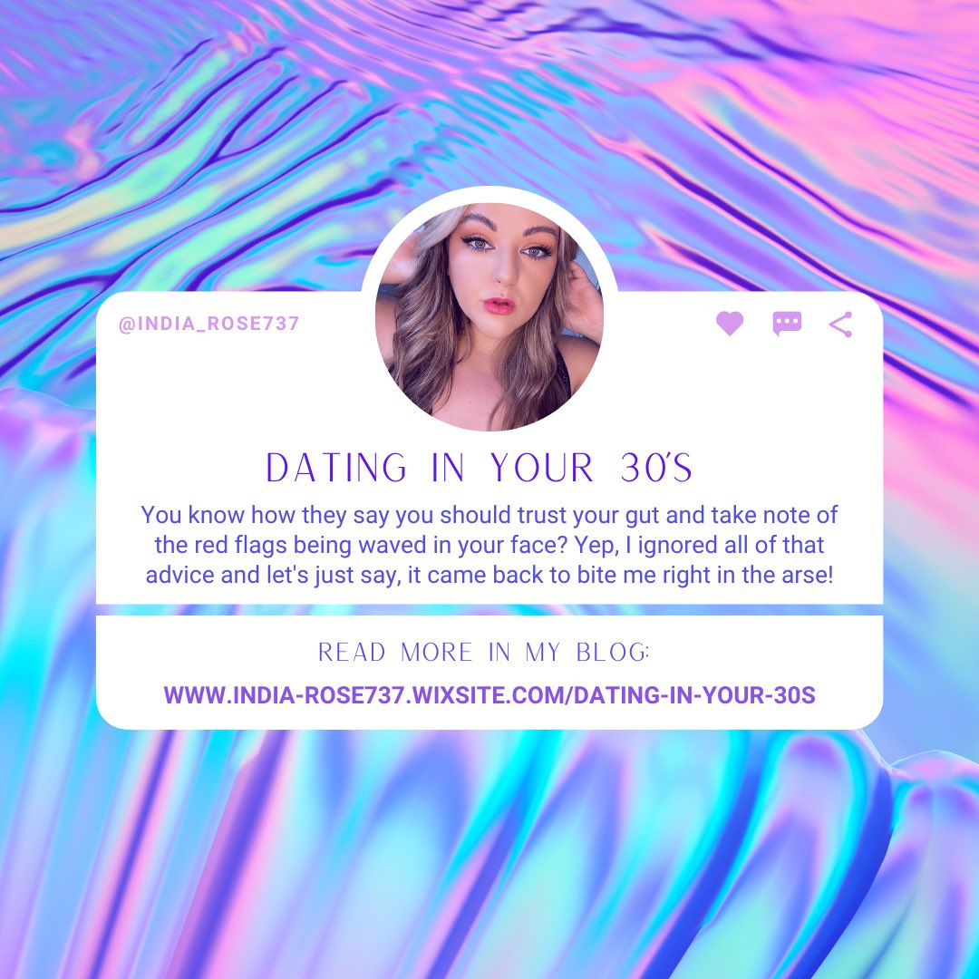 indiarose737's tweet photo. After nearly 2 years out of the dating game I’ve dived right back in and let me tell you it’s just as chaotic as ever, so check out my latest #blog to see how I’m finding #dating in my 30’s, link in my bio
#dating #datingblog #datingat30 #single #singlelife #dailyblog #newblog https://t.co/GIYcDudcFx