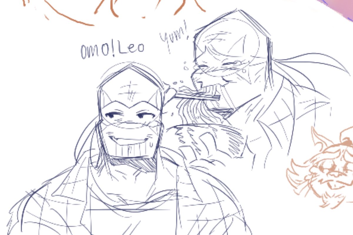 yourloveaton's tweet photo. TW little blood !!!

More doodles in magma, I feel like I’m a different person when I’m drawing on magma I swear HAHAJSJD 

I rlly like drawing OMO!Leo a lot, and this time I tried drawing future Raph cuz why not !!!

#rottmnt #UnpauseRiseoftheTMNT #SaveRiseoftheTMNT https://t.co/0CSAQnfTVp