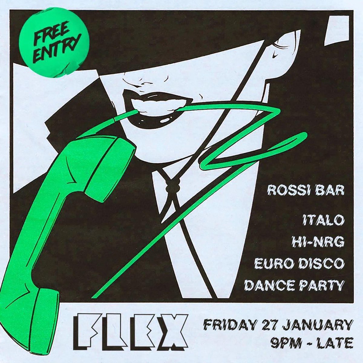 ⭐️⭐️TONIGHT⭐️⭐️
The Flex Disko Presents HOT ITALO/80’s HiNRG JAMS 2NITE 💪🍕🍸🍹🏋️‍♀️💕 
FREE ENTRY // 9PM-LATE // 18+
