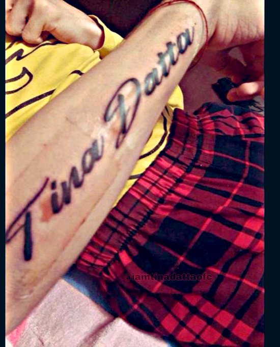 Bigg Boss 16 Finale: Tina Datta Fan Gets Permanent Tattoo Of Her Name On  Hand. PIC Goes Viral - Filmibeat
