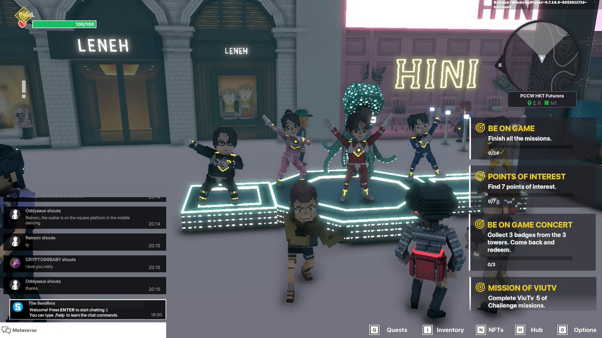lim_pola's tweet photo. @TheSandboxGame I found the Star Team in PCCW HKT Futurera! 🎮 #LunarNewYearTSB https://t.co/DQP7YSgiLF