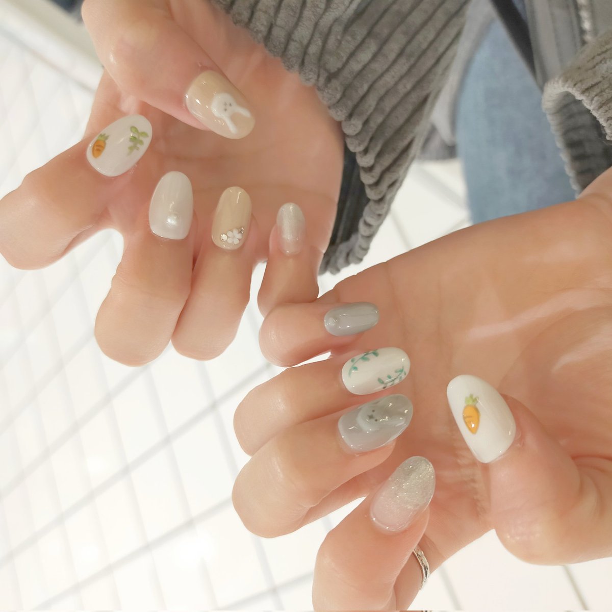 Reuisia_nail's tweet photo. #ネイルチップ
うさぎネイルつけてみた！いい感じ🥰 https://t.co/uMHReLpHqL