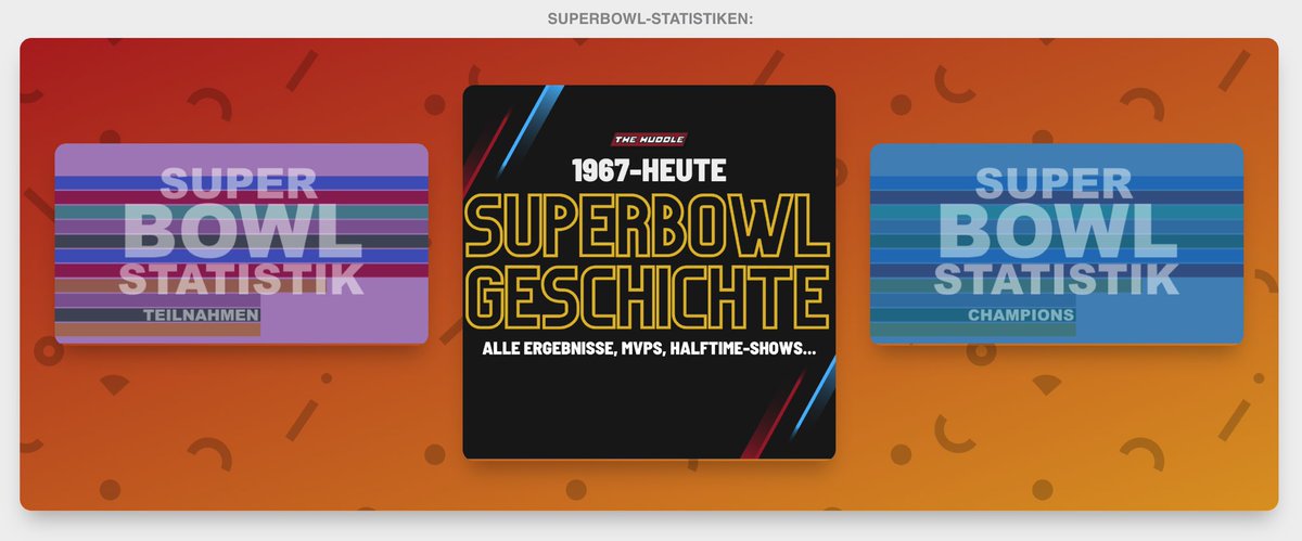 _TheHuddle_'s tweet photo. Ihr wollt zum #SuperBowlLVII mit Insiderwissen glänzen? Dann schaut Euch unsere Statistiken zum #SuperBowl an… Direkt auf unserer Startseite zu finden:
➡️ https://t.co/JlA2lu2jGQ 

#ranNFLsuechtig #ranNFL #NFL #Statistiken https://t.co/1hQHCAYvG2