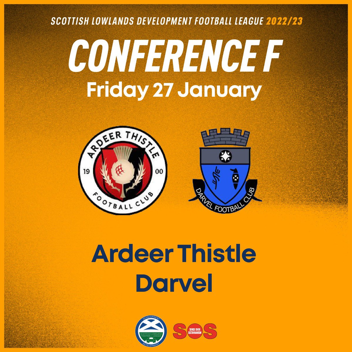 Tonight we host in-form Darvel, only a point separates the sides.

It’s also manager Ryan Docherty’s final match in charge before stepping down. New gaffer in soon.

🆚 Darvel
⌚ 8pm 
📍 Academy Park, Almswall Rd
🎟 £2 Entry (Kids &amp; STH go FREE)

Come &amp; support the lads💪🏻🔴⚫️
