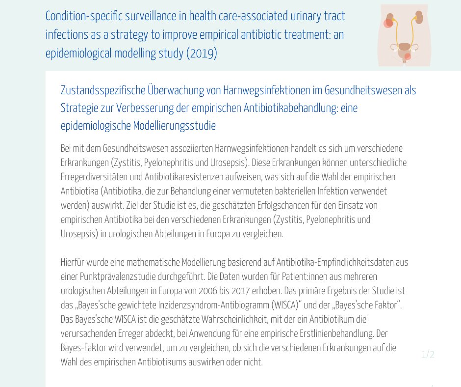 u_ukgm's tweet photo. #urologie #zystitis #pyelonephritis #urosepsis #harnwegsinfekt #studie #ukgm #giessen https://t.co/QKlPKlnhIL