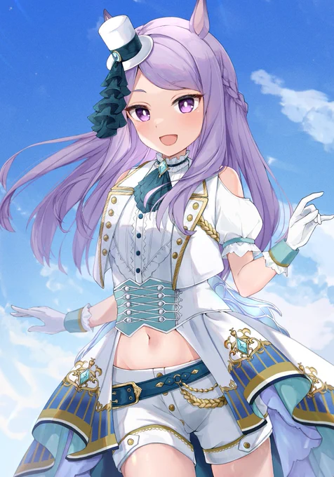 アニメ2期のマックイーン!白が似合いますわ#ウマ娘#メジロマックイーン 