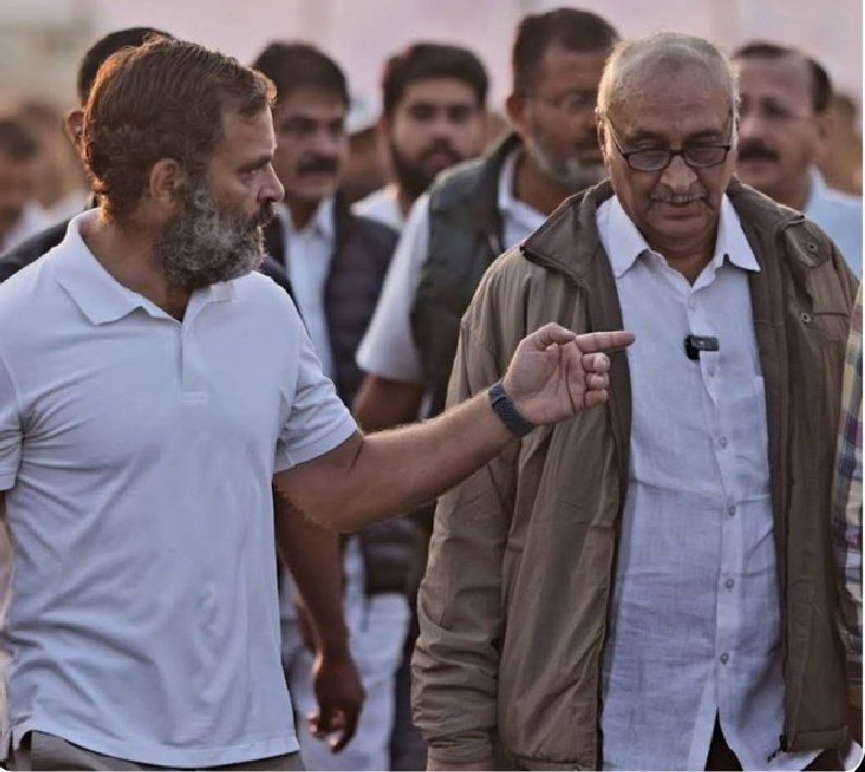 The man seen here with Rahul Gandhi in BJY is Shyam Manav , the man responsible for targetting Bageshwar Dham's Dhirendra Shastri. Another attempt  to defame Hindu dharma and its preachers??

#bageshwardhamsarkardivyadarbar