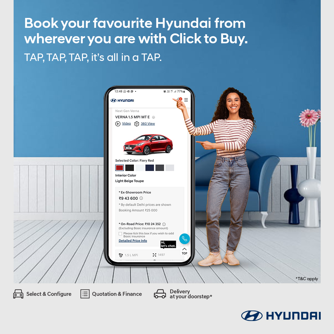 Hyundai India on Twitter "Your favorite Hyundai car is just a click