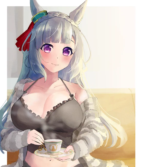 寒い日はアルダンと一緒に温まりたい#メジロアルダン #ウマ娘 