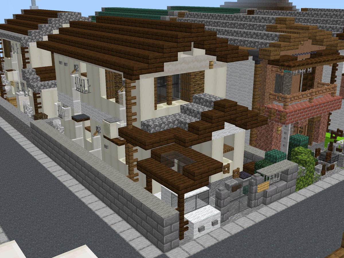 久しぶりの家
#富栄市　#マイクラ