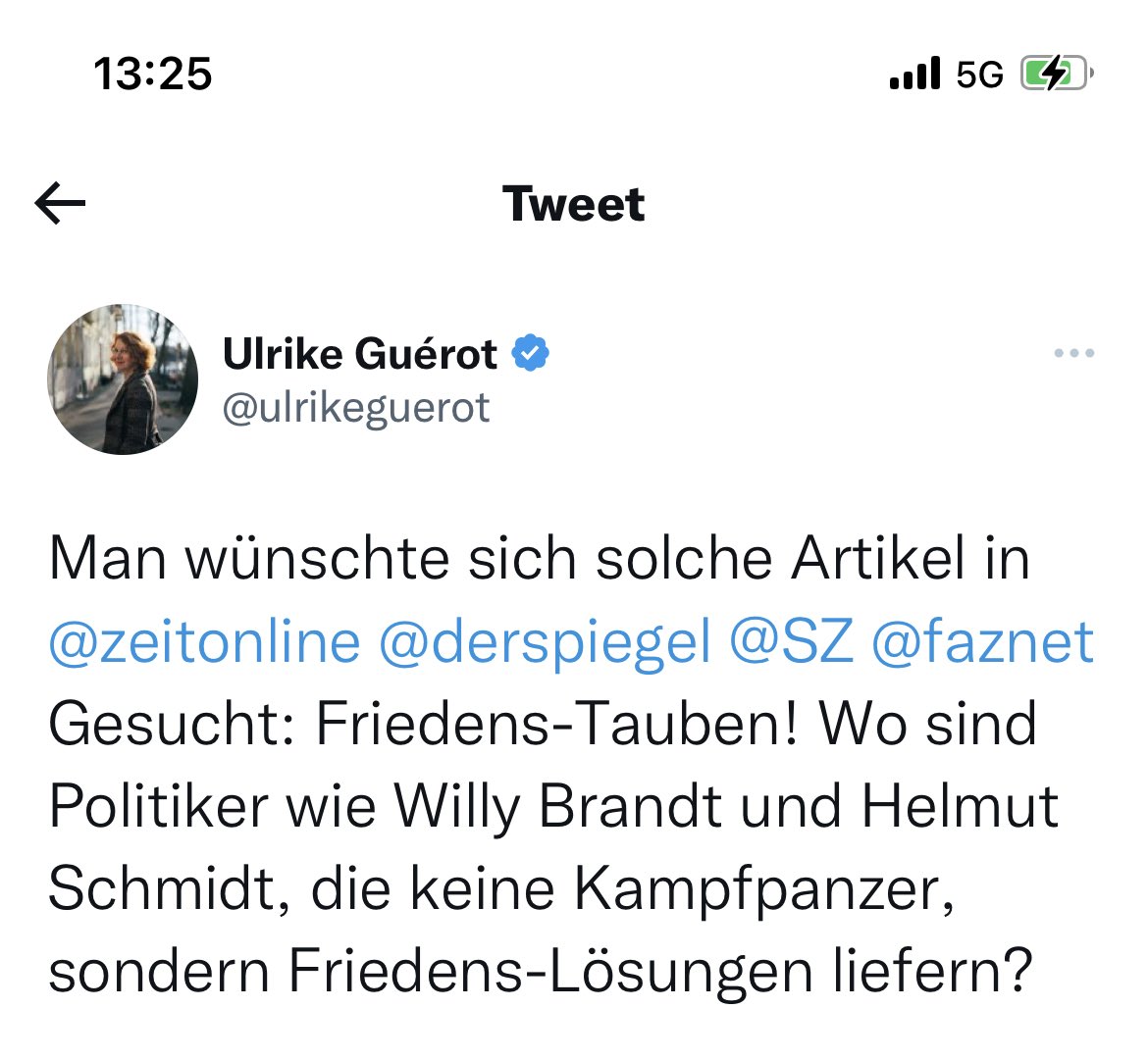 Correct me if I‘m wrong. Aber war der Verteidigungshaushalt unter Brandt nicht bei 4% gemessen am BIP und hat Schmidt nicht die Nachrüstung initiiert?