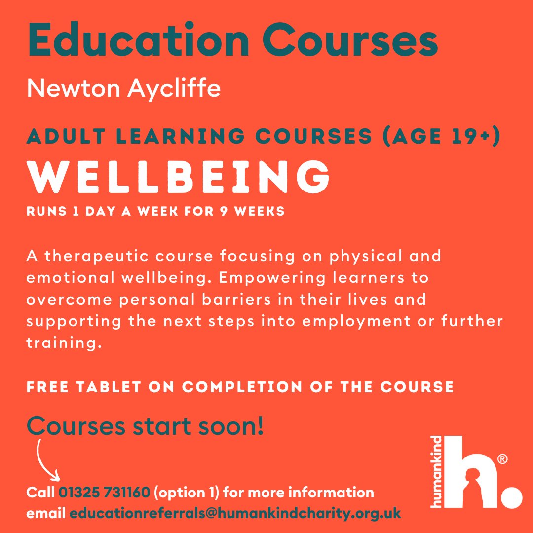 Humankind_UK's tweet photo. Our Ofsted-rated 'Outstanding' @HKEdCentre have free places available on their upcoming Money Matters, Skills for Life and Wellbeing courses, as well as their post-16 study programme and SEND provision courses for 16-24 year olds with an Education Health Care Plan (EHCP). 🙌 https://t.co/5Oy9VFo6QN
