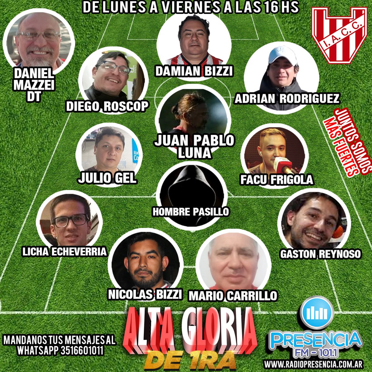 lagloriosasubco's tweet photo. Toda la información de nuestro querido club de lunes a viernes a las 16hs por la FM 101.1 Radio presencia https://t.co/QIsFAwOBlD