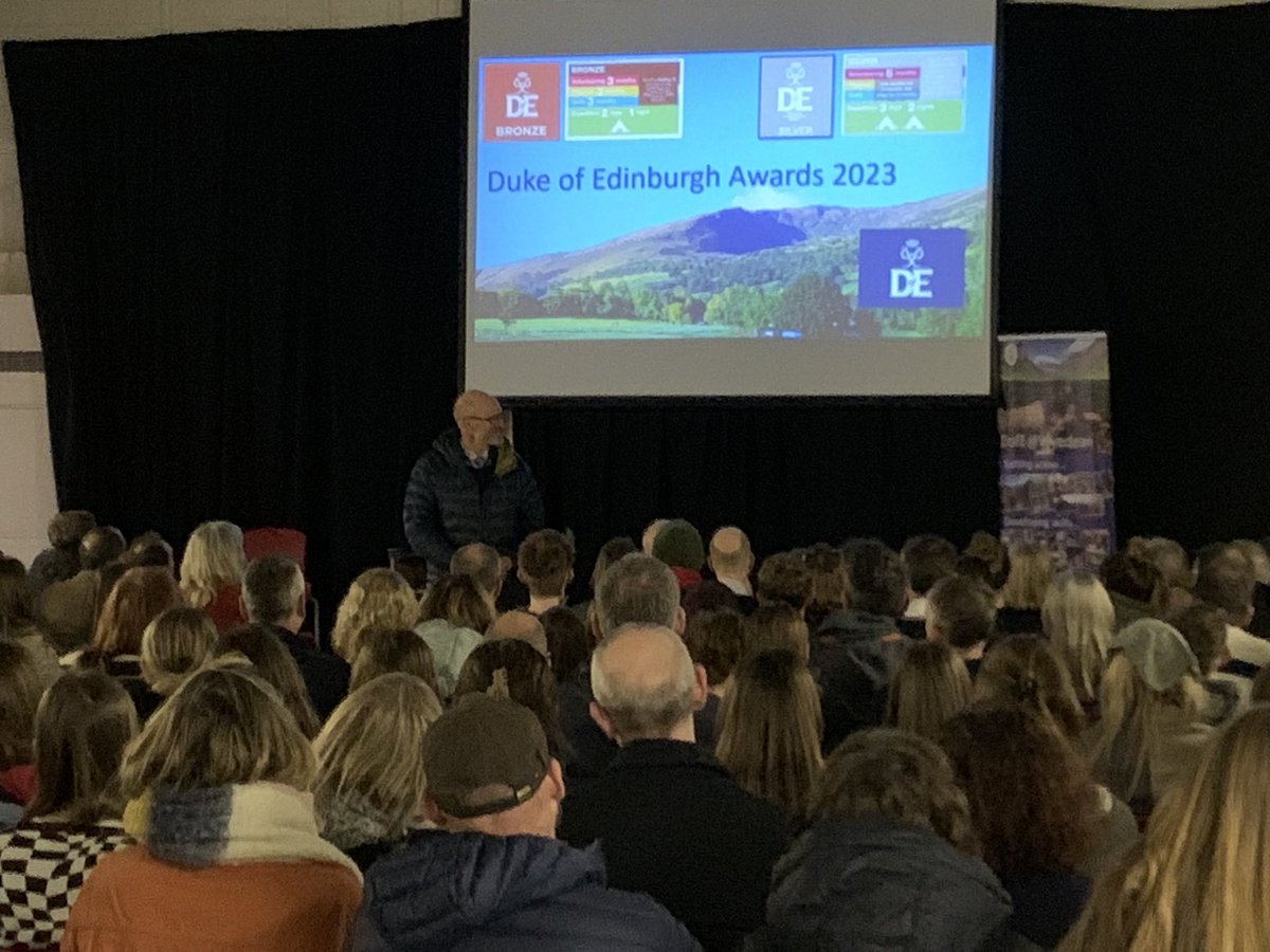 A brilliant awards evening celebrating the success for this year in DofE. A huge thank you to Mr Rugg for the hard work in running this. <a href="/WyedeanSchool/">Wyedean School & Sixth form centre</a>