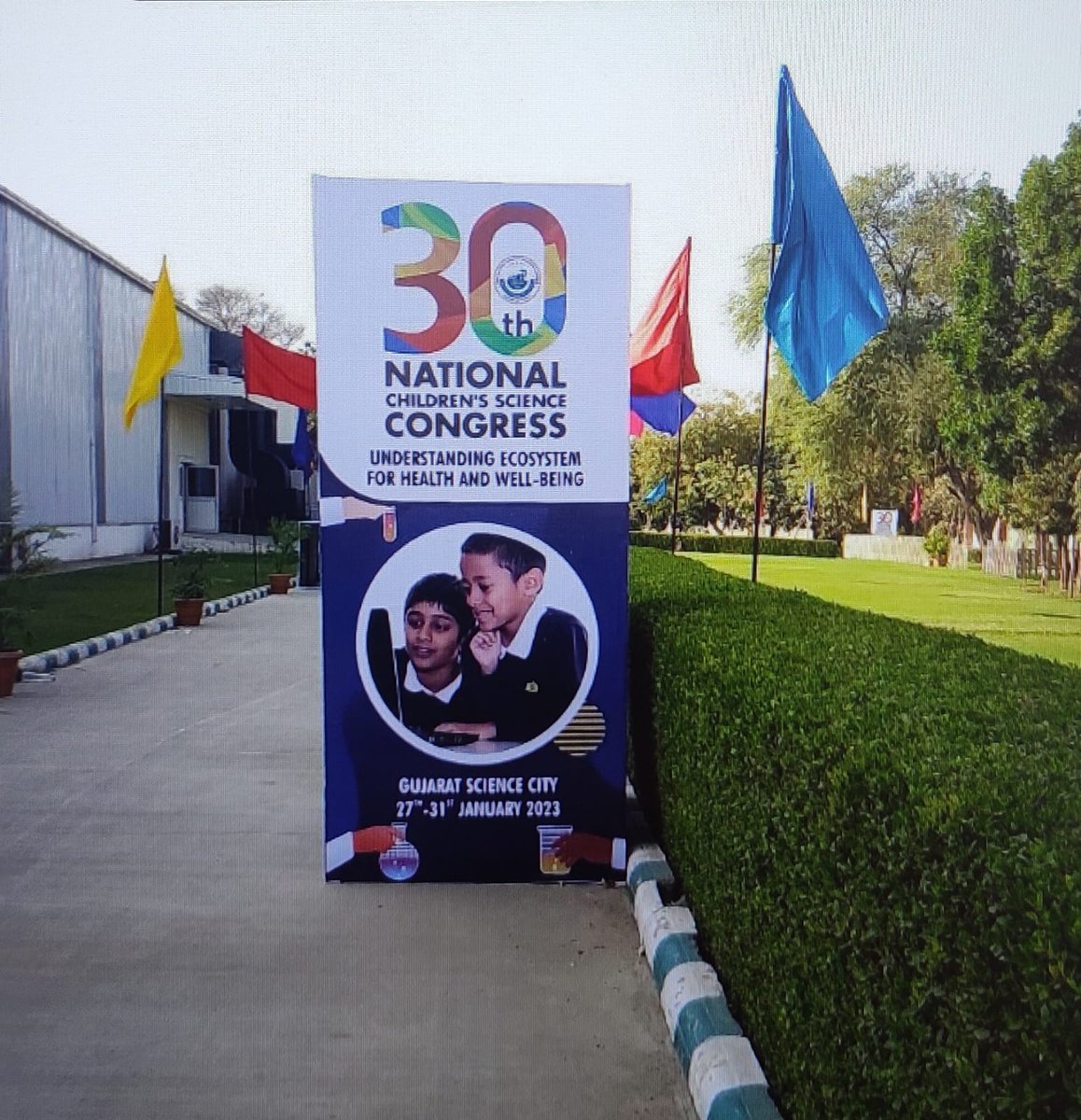 GujBiotechUni's tweet photo. Gujarat Biotechnology University welcome you all at stall number 10 in 30th National Children's Science Congress at Science City, Ahmedabad.
#30thNCSC #Sciencecity #Ahmedabad #stallno10 #GUJCOST #DSTGOG #science #researchandtraining https://t.co/8g6QE5XMW2