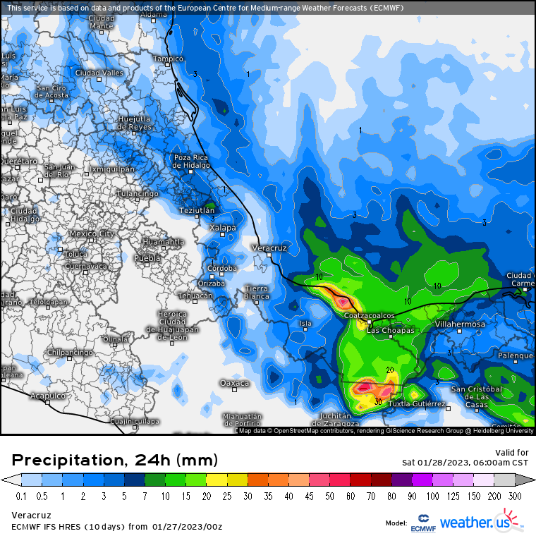 spcver's tweet photo. 27/01/2023
Atención población de #Veracruz
Próximas 24-48horas

* Continúa el ambiente templado-río hoy, aumentando la temperatura mañana. Heladas en partes altas.
* Luvias aisladas, las máximas en el sur, decreciendo mañana. Nieblas.
* Viento del Norte de 30 a 45 km/h en costas. https://t.co/Nd9sbEsM9r