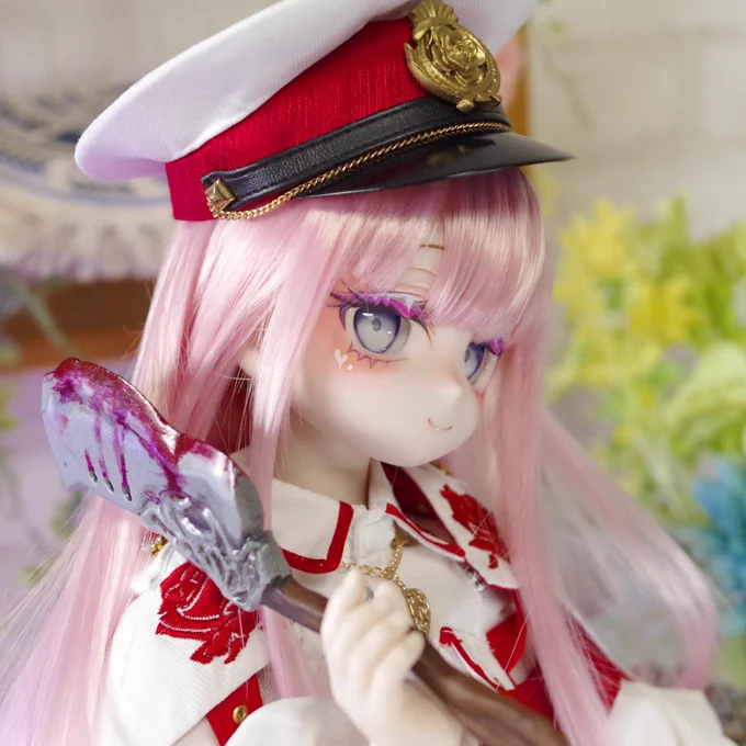 トンガリまつげちゃんこの服とウィッグすごく似合ってる!すごくかわいい#爆誕っ子 
