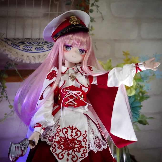 トンガリまつげちゃんこの服とウィッグすごく似合ってる!すごくかわいい#爆誕っ子 