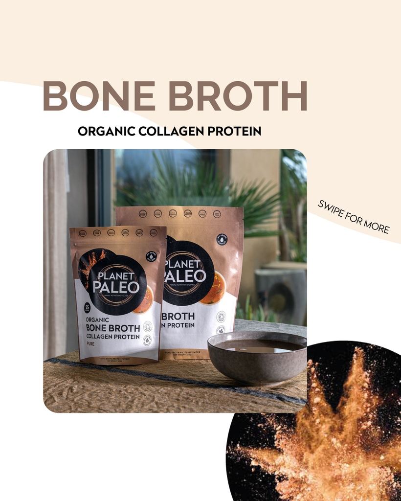 PlanetPaleo's tweet photo. We think our Organic Bone Broth is pretty great, but don’t just take our word for it! 

We love reading the kind words you’ve left us when shopping our Bone Broth with @hollandandbarrett 🍵

Explore the range at https://t.co/N8sncUupiW https://t.co/vHayGQa3N8