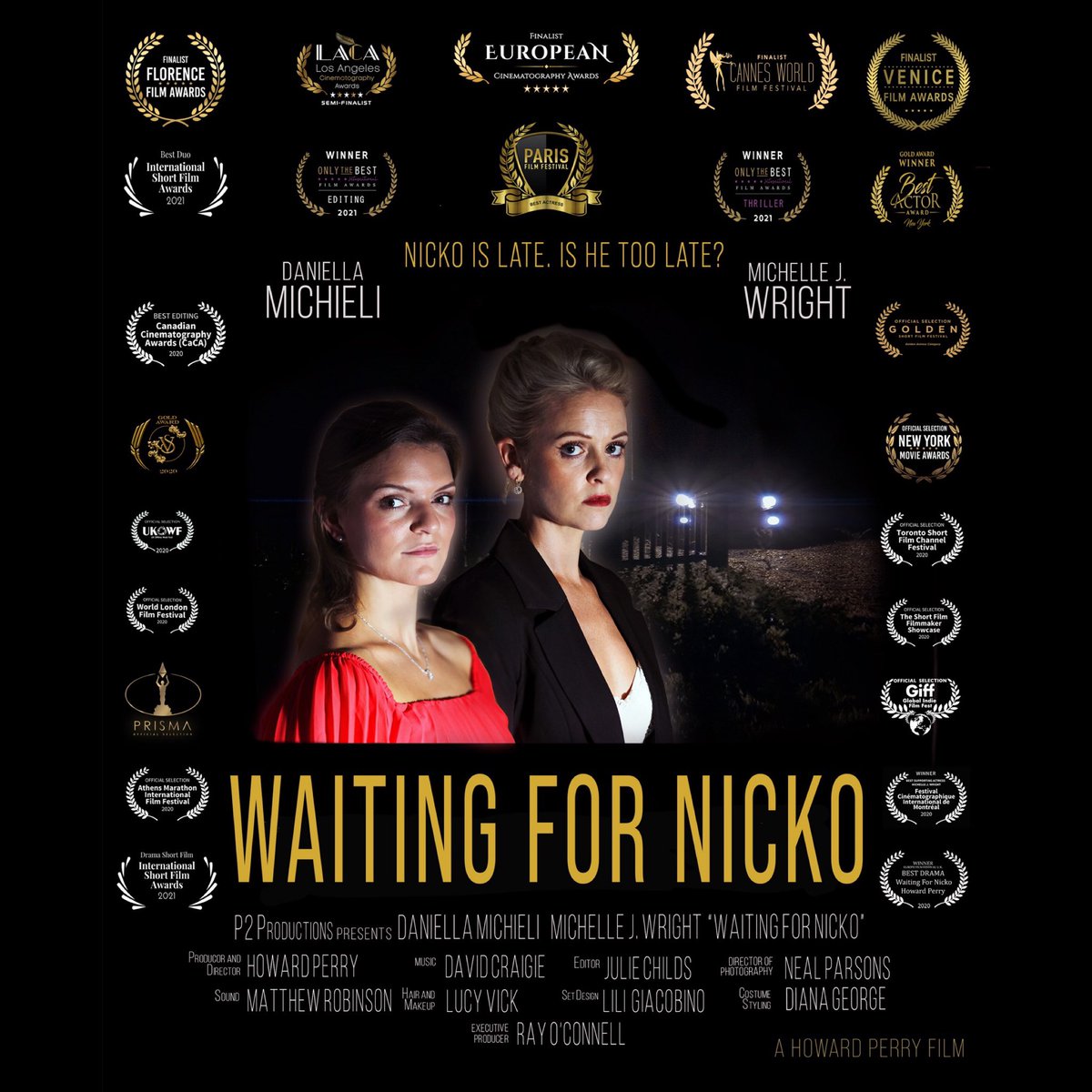 Excited to share that
my psychological short drama ‘Waiting for Nicko’ has been selected for festival in Ontario at the International Motion Picture Awards - 2022. Huge shout out to my team!🎥🌟💯<a href="/MichellejWright/">Michelle J. Wright</a> <a href="/DanniMichieli/">Daniella Michieli</a> #indieshort #drama