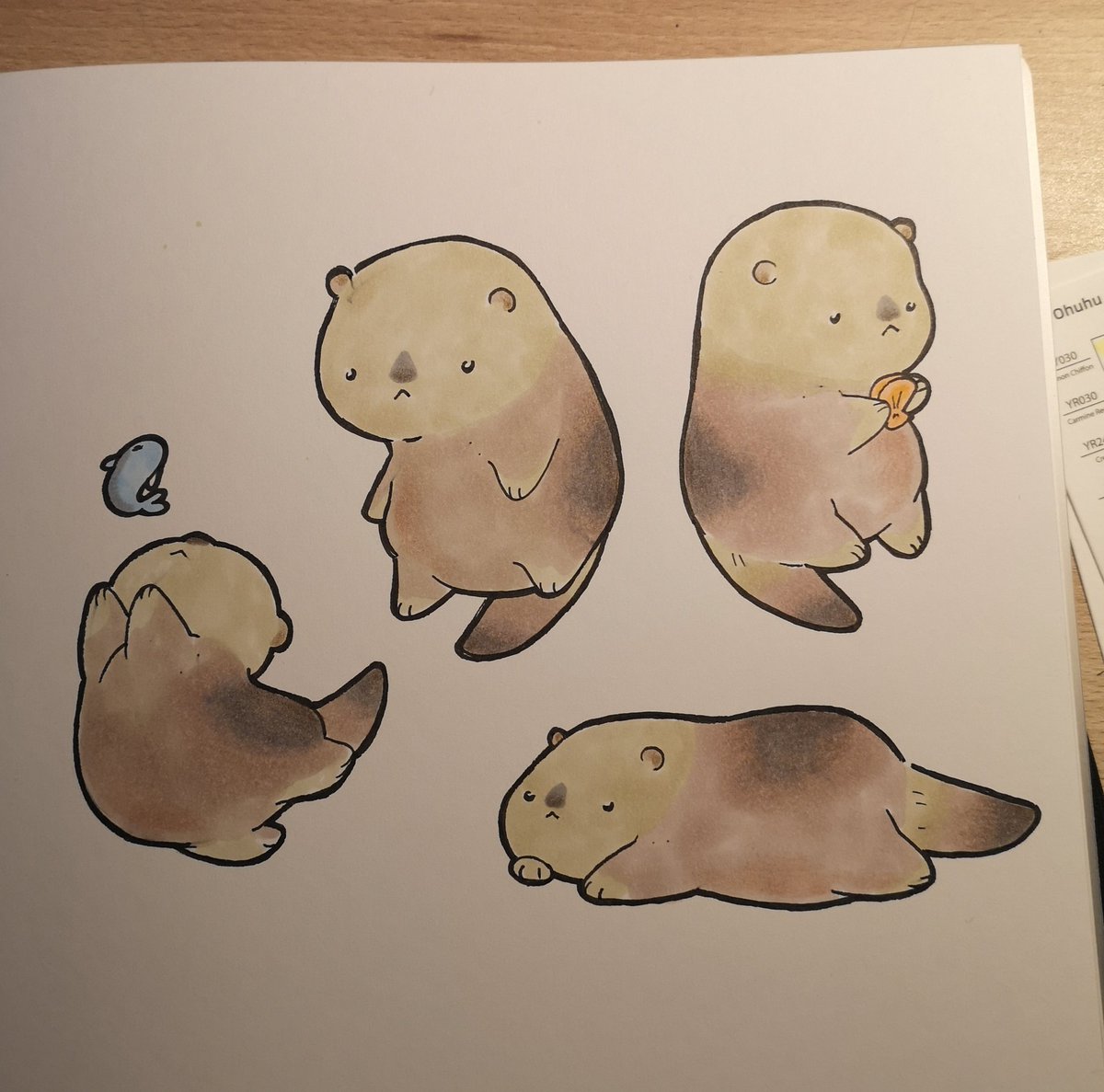 Karokitty1's tweet photo. Bin ein bisschen am probieren

#Seeotter #germanmangaka #germanartist #karokitty #dokomi #marker #tiere #natur https://t.co/ZB2dzDjN9z