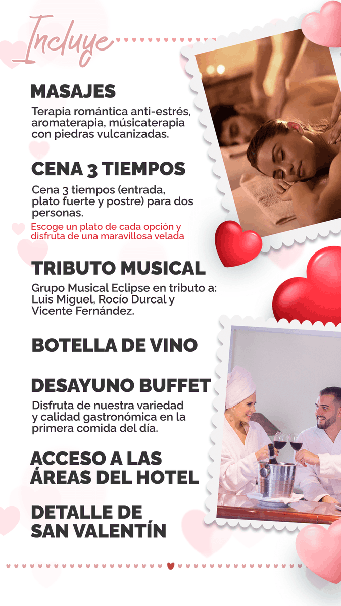 HotelPipo's tweet photo. 2. DÍA DE LOS ENAMORADOS VIP 🌟 https://t.co/qejPafsrp8