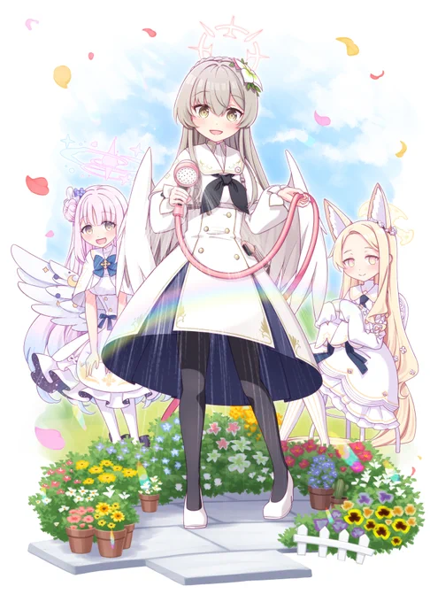 ナギサ様の趣味、庭のお手入れ#ブルアカ #ブルアカ2周年アート 
