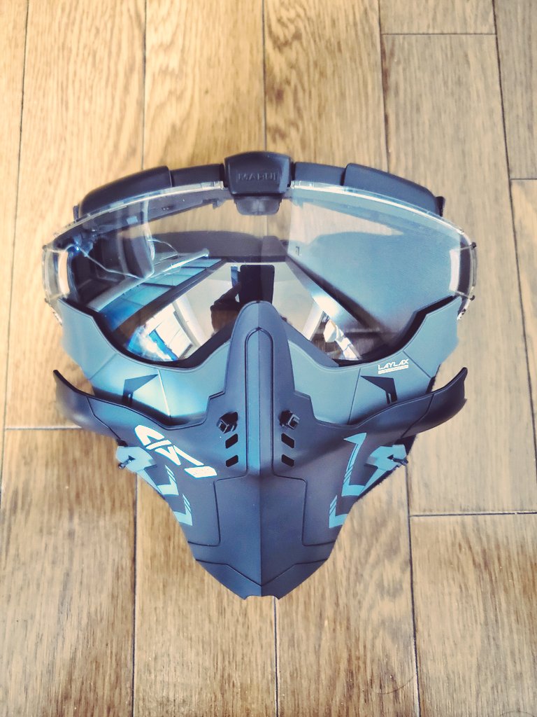 masaonion_com's tweet image. マルイプロゴーグルに、#LAYLAY #アーマーフェイスガード を付けてみました➰。良い感じ(*´∀`)♪。
明日はこれで参戦します。