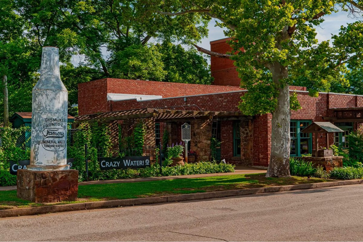 Come and visit our Crazy well and take a historic walking tour to the Crazy Water Hotel. The walking tour is $5 per person for 60 minutes, covering three blocks and includes a bottle of Crazy Water. 
Tour Hours:
Mon.– Fri. at 11 a.m.
Sat. at 10 a.m. and 2 p.m.