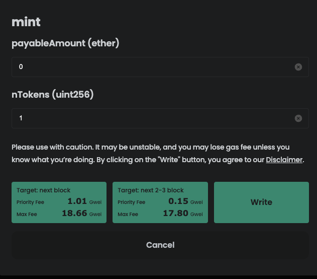 Gm fam - we've shipped gas suggestions so you can mint with optimized gas. Don't waste your eth!