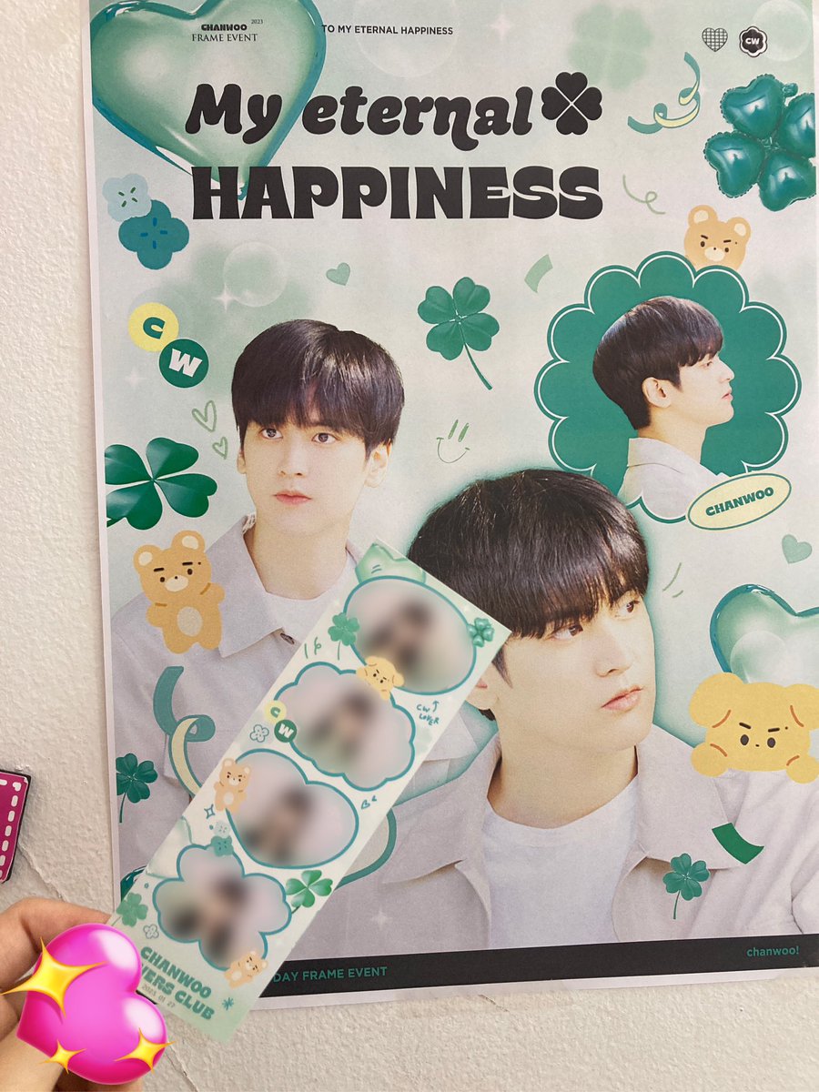 loxetoocb's tweet photo. #my_eternal_happiness  
#나의_영원한_행복_찬우에게 

열심히 준비했는데 다들 많이 와주셔서 감사합니다🍀 내일도 많이 찾아주세요!♡ https://t.co/UDvssnVHXN