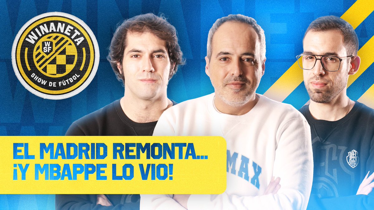 ¡¡En nada arranca la Winaneta!! Mucho salseo después de la Copa: polémica, victoria salvavidas para Ancelotti, ¡MBAPPE ATENTO AL PARTIDO!

Todo esto y mucho más con <a href="/andresdelapoza/">Andrés de la Poza</a> , <a href="/nazartan1/">Nazar 🇫🇷🇵🇪🇦🇲</a> y @josejo16 

Apuesta por nosotros, te esperamos ;)

youtube.com/watch?v=hpC5RE…