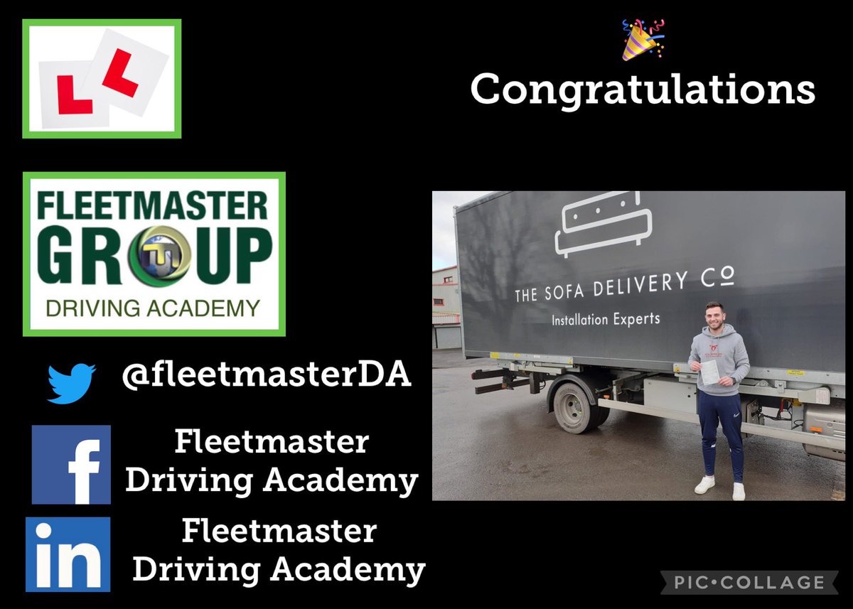 FleetmasterDA's tweet photo. We've got the hat truck 🚚🚚🚚

Another well done is due to Steve Simpson for passing his C1 first time today at our DVSA approved test centre 😎 https://t.co/kCLWmH9xCj