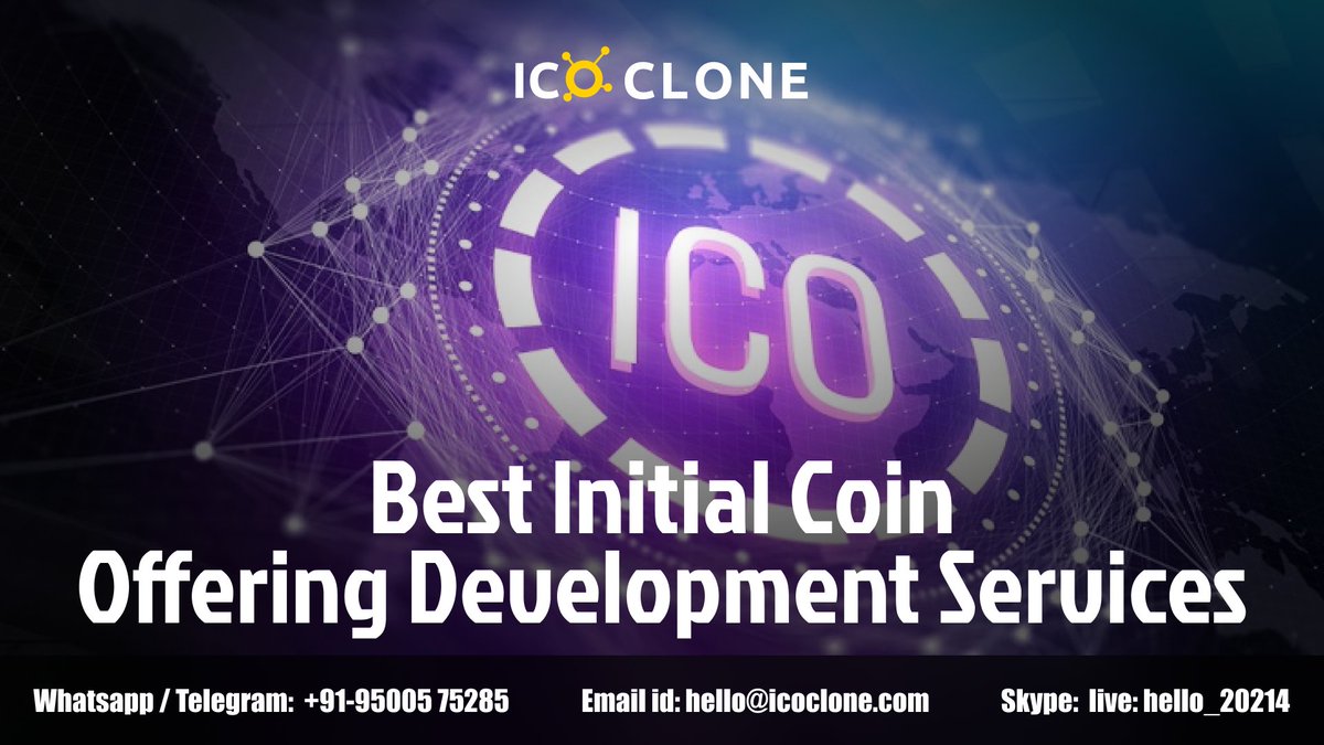 MerlinChristin2's tweet image. ICO is a method of #cryptocrowdfunding platform. You can considerably boost your chances of successfully raising funds.
If you want to buy the #ICOscript, approach Best #InitialCoinOfferingDevelopmentServices company by just click this blog - bit.ly/3jcI73O