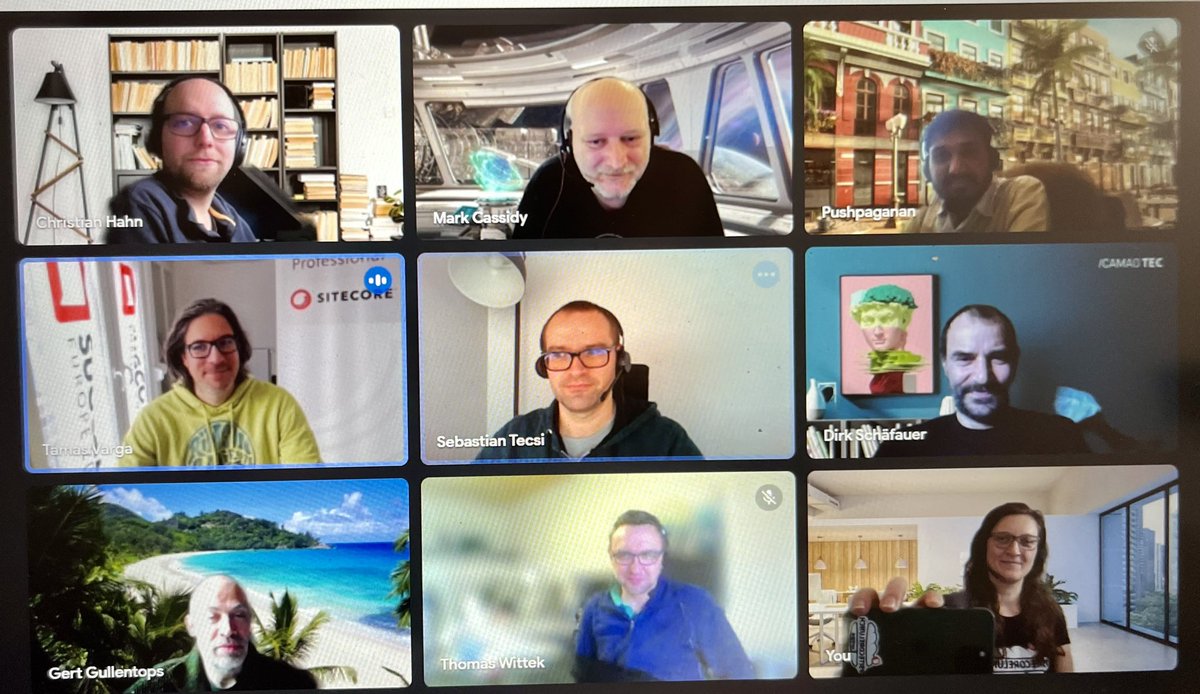 #sitecorelunch is happening right now!
Topics are: recordings of sugcon talks, travelling and team events, SUGCON 2022 and 2023, plans for Malaga, Content Hub ONE
#sitecorecommunity #wearesitecore