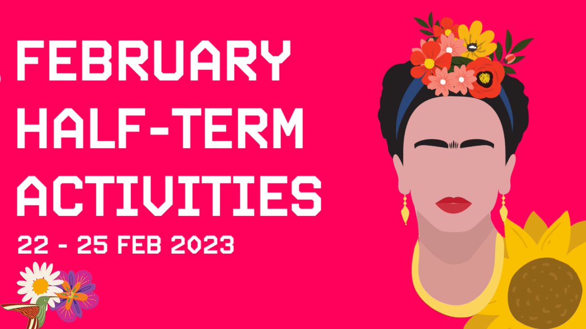 Discover #FridaKahlo inspired activities at The Reel Store bit.ly/HalfTermFrida To accompany the #digitalexhibition Life and Work of Frida Kahlo, 5 days of events featuring sculpture, pattern making, gear design &amp; pot painting have been curated for ages 4 to adult.
#ReelFrida