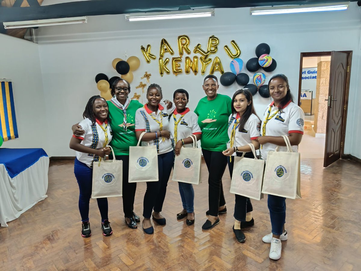 KenyaGirlGuides's tweet photo. Our National Vice Chairman, International Commissioner and National Executive Officer each welcomed the #YESS2023 Participants to KGGA and encouraged the girls to learn, share and have fun while delivering their tasks in Kenya. https://t.co/i1RonhBIHU