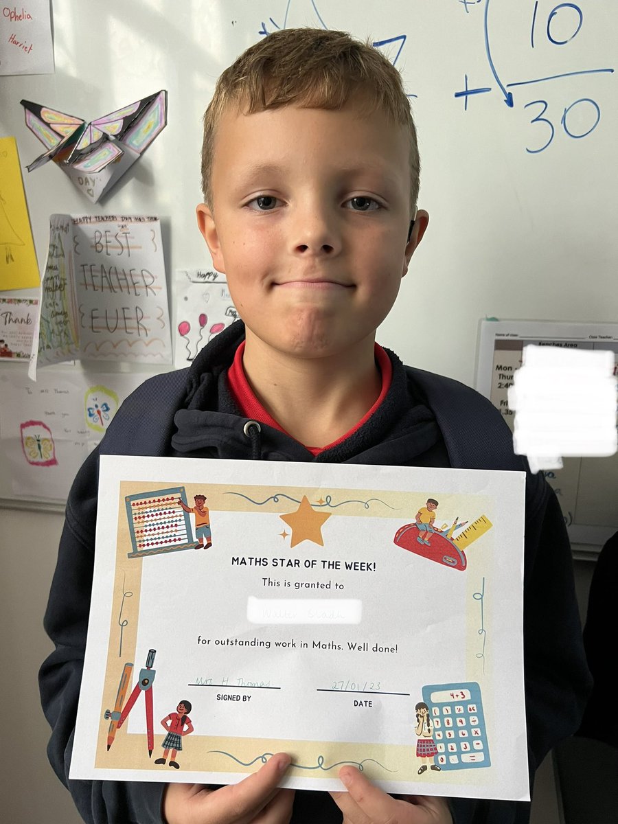 Congratulations to our maths star of the week in Bu Tinah class! We’ve loved seeing your confidence and progress this week using common denominators! Keep up the great work 😃 <a href="/DBSJP_Maths/">DBSJP | Maths</a> #ProudlyTaaleem 🍎 #BeginsatDBSJP